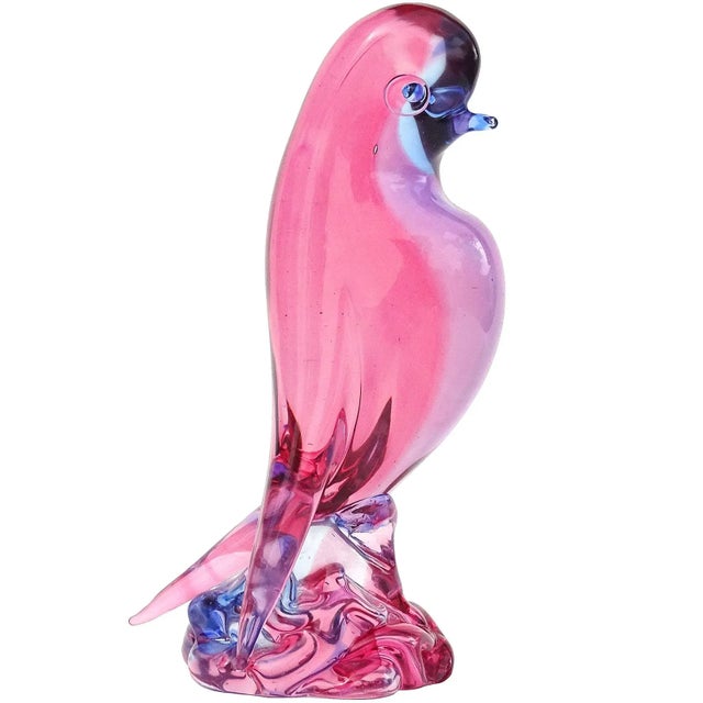 Murano Glass Bird Archimede Seguso ムラーノ Murano Glass Bird Sculpture by Archimede Seguso, 1950s for