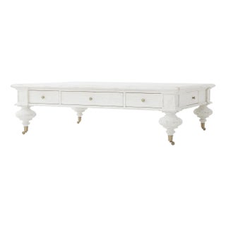 Century Furniture Grand Oak Cocktail Table - White For Sale
