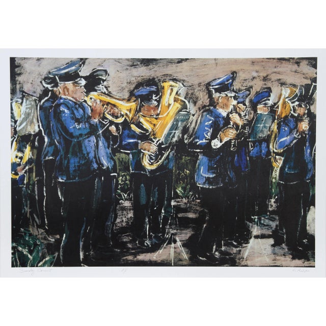 Bogdan Grom, Sunday Concert, Lithograph For Sale