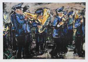 Bogdan Grom, Sunday Concert, Lithograph