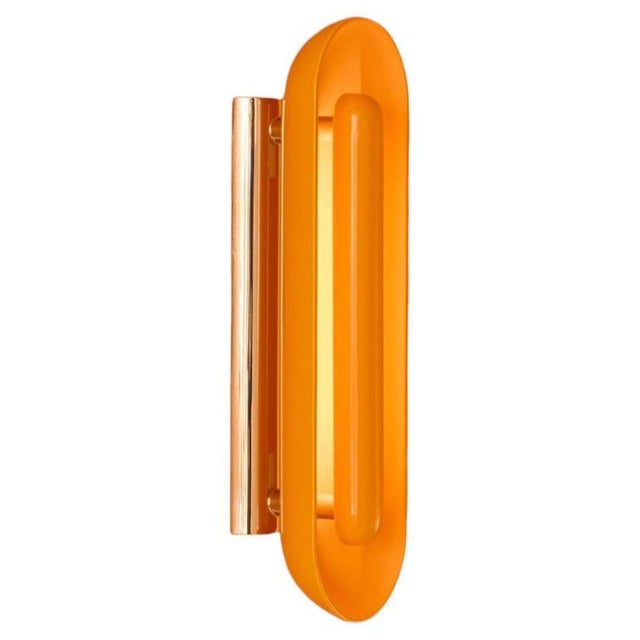 Frozen Apricot Cosmos Ceramic Wall Lamp by Jennifer Midoz For Sale - Image 9 of 9