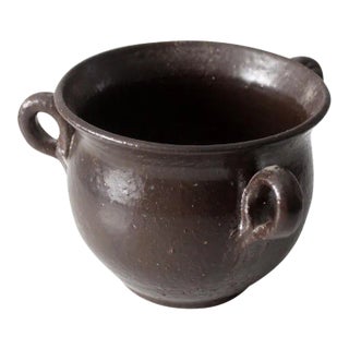 Vintage Studio Pottery Vase Dated 1976 For Sale