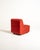 Vintage Red Fabric Sectional Sofa, Italy, 1970s, Set of 6 For Sale - Image 3 of 14