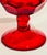This is a fantastic set of 4 ruby red Viking Georgian goblets made from that thick glass, and has a fabulous chunky look....