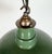 Green Industrial British Green Enamel Factory Pendant Lamp, 1960s For Sale - Image 8 of 17