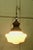 1930s Industrial Glass Ceiling Lights, 1930s, Set of 4 For Sale - Image 5 of 7