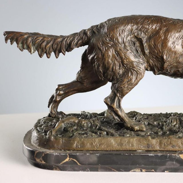 Hunting Dog Figurine in Bronze from Pierre Jules Mène For Sale - Image 5 of 10
