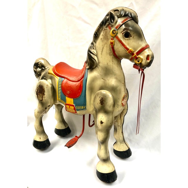 1950s Mobo Bronco English Toy Riding Horse Chairish