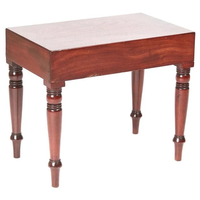 Victorian Antique Mahogany Lamp Table For Sale - Image 10 of 10