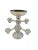 Vintage Pair of Vintage Cambridge Arm Stackable Glass Candlesticks For Sale In New York - Image 6 of 12