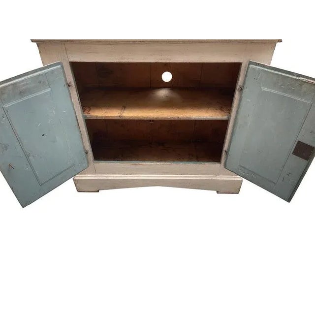 19th Century Swedish Gustavian Lime Washed Finish Cupboard/Highboy For Sale - Image 10 of 13