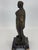 Enhance your space with this exquisite antique bronze statue of a classical figure, possibly a Greek or Roman philosopher...