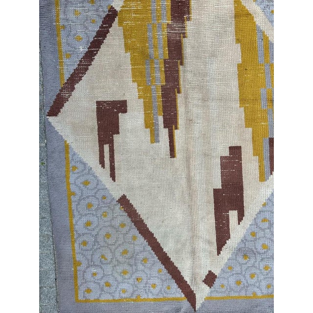 Art Deco French Rug by Cransac, 1930s For Sale - Image 3 of 18