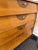 Mid-century shoe cabinet/shoe rack circa 1960 Made of wood, with four drop-down doors Good condition for its age