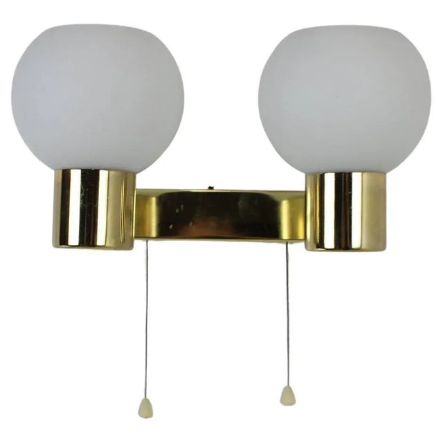 Wall Lamp attributed to Kamenicky Senov, Czechoslovakia, 1970s For Sale - Image 12 of 12