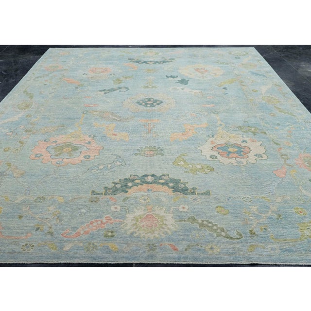 Turkish Oushak Rug 9'2" x 11'8" #20386 Explore a curated collection of hallway runners, wool rugs, and handmade...