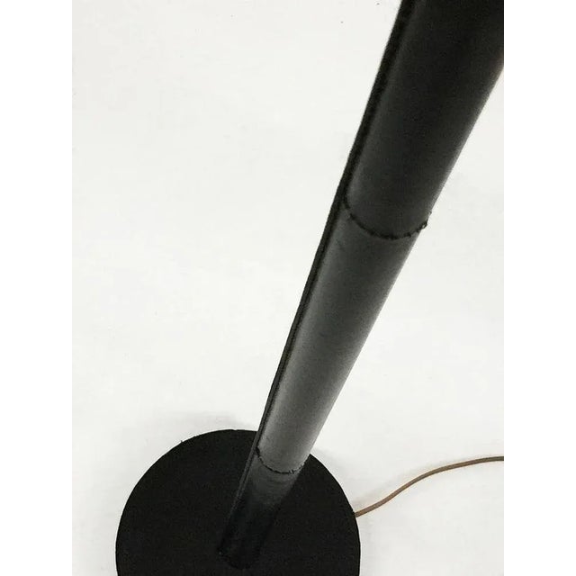 Swedish Leather and Brass Floor Lamp from Bergboms, 1960s For Sale - Image 6 of 13