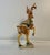 Copper 1990s Goldtone Enameled Reindeer Trinket Box With Bejeweled Crystals For Sale - Image 8 of 8