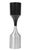 Groovy vintage modernist steel and ebonized metal candlestick. The candlestick features a refined hourglass form body,...