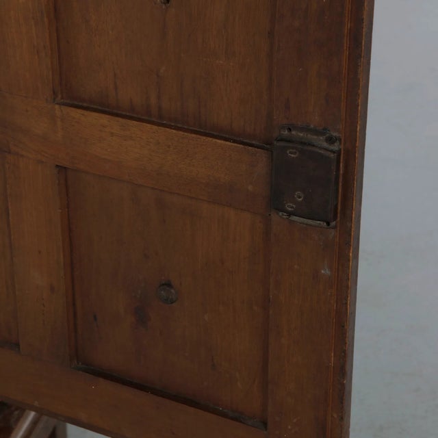 Brown 1940s Brutalist Charles Dudouyt Oak Sideboard With Carved Diamond Bobbin Legs, Attributed For Sale - Image 8 of 16
