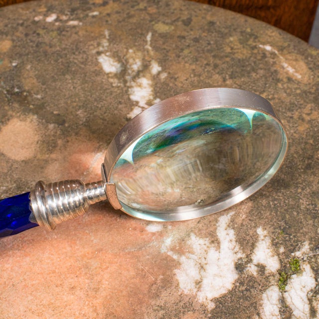 1900 - 1909 Antique Scholar's Magnifying Glass, French, Sewing, Library Magnifier, Edwardian For Sale - Image 5 of 12