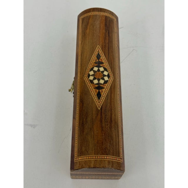 Wood "The Gift of Kings" Frankincense + Inlaid Box For Sale - Image 7 of 12