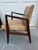Authentic pair of Jens Risom Design Inc. armchairs, model K 390 and K 383, made by Risom Manufacturing Corp. in North...