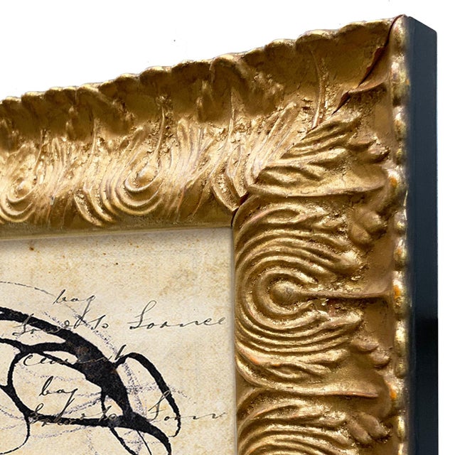 2020s Reproduction Print of Vintage Apollo Sketch, Framed For Sale - Image 5 of 5