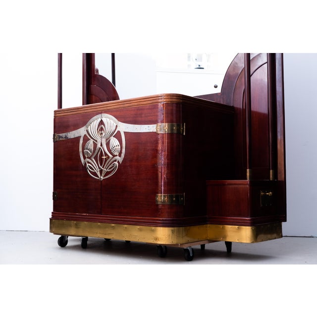 Art Nouveau Mahogany Buffet, 1905 For Sale - Image 11 of 18