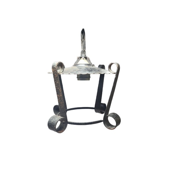 Brutalist Pendant Lamp, Poland, 1970s For Sale - Image 12 of 13