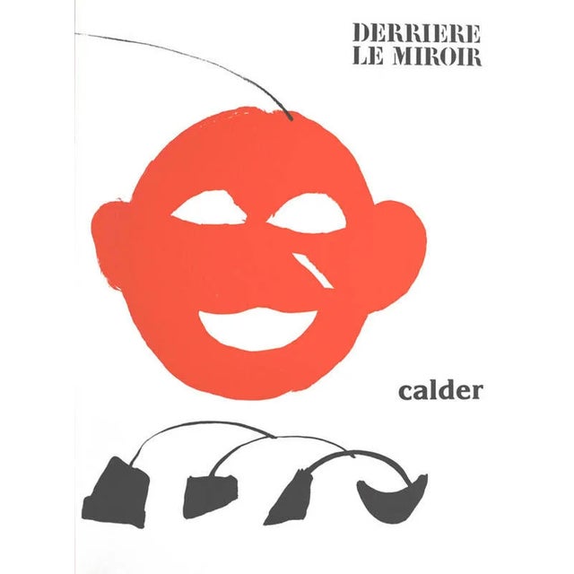 Calder Original Lithograph Dm23221 Derriere Le Miroir 1976 For Sale