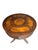 Early 20th Century Antique Duncan Phyfe Style Mahogany Drum Center Table With Gold-Tooled Leather Top, Early 20th Century For Sale - Image 5 of 14