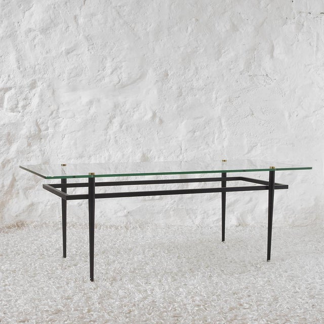 Vintage Coffee Table from Roger Le Bihan, France, 1960s For Sale - Image 13 of 13