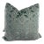 Anna French "Jardin Maze Velvet" in Aqua 22" Pillows-A Pair For Sale