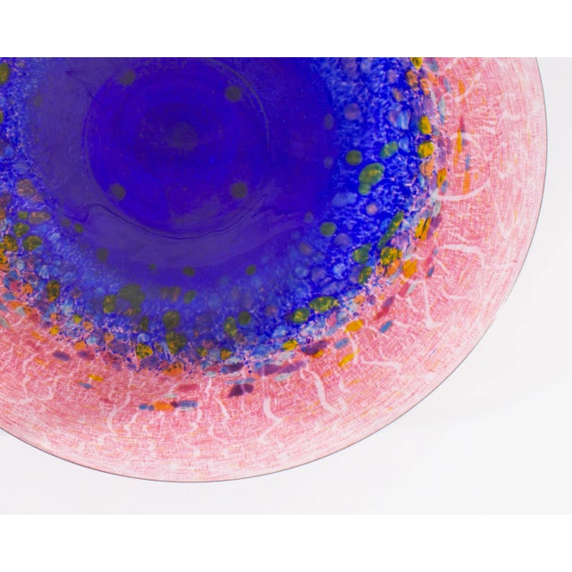 Art Glass Centerpiece Signed by Artist Robert Held For Sale - Image 4 of 7