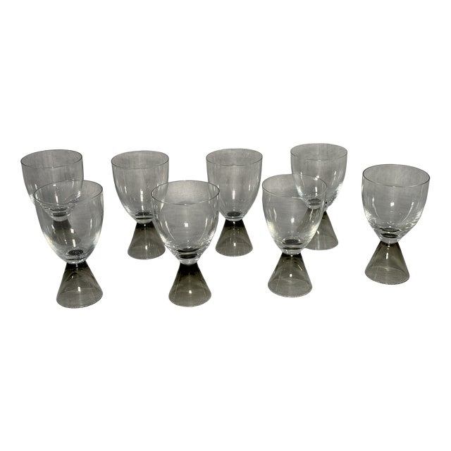 Fortuna Wine Glasses by Elsa Fischer-Treyden for Rosenthal, 1950s, Set of 8 For Sale