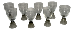 Fortuna Wine Glasses by Elsa Fischer-Treyden for Rosenthal, 1950s, Set of 8
