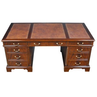 Niagara Furniture Mahogany Executive Desk For Sale