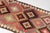 Turkish Vintage Triple Medallion Kilim Rug For Sale - Image 3 of 10