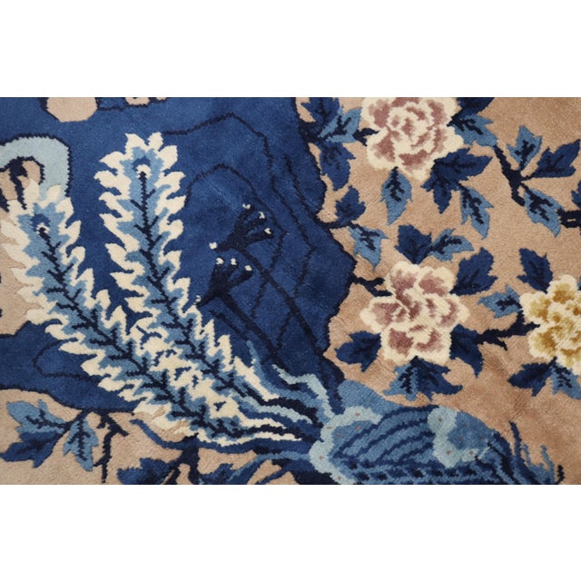 Early 20th Century Early 20th Century Enchanting Pictorial Tibetan Rug For Sale - Image 5 of 6