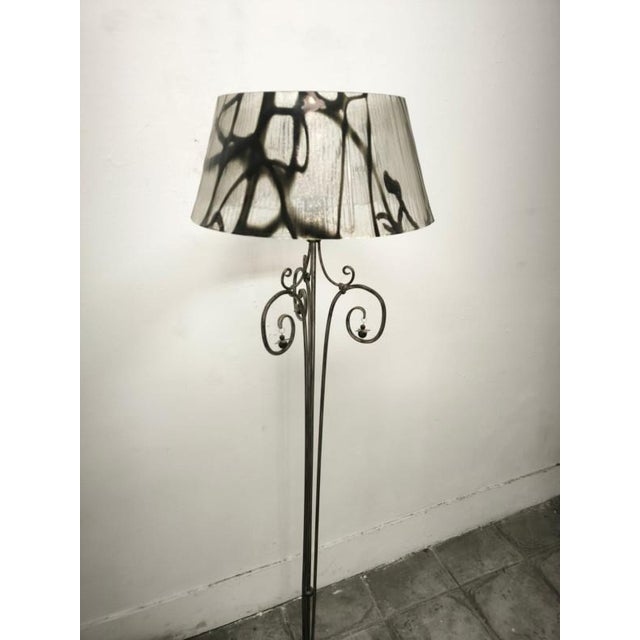 Floor Lamp with Murano Glass, 1980s For Sale - Image 11 of 15