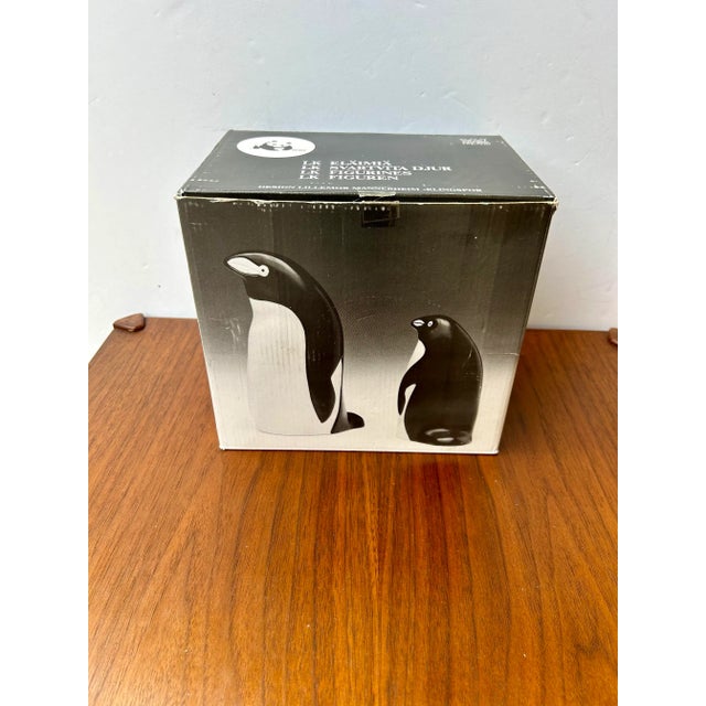 Mid-Century Modern Arabia Finland Penguin Sculpture Pottery Set - Lillemor Mannerheim Nib For Sale - Image 3 of 7