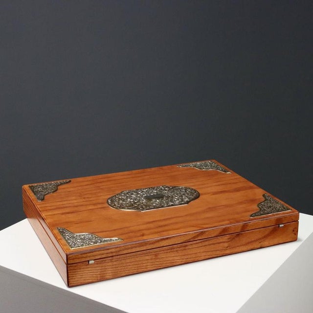 Wooden and 925 Silver Game Box For Sale - Image 10 of 12