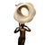 Early 20th Century Early 20th Century Art Nouveau Flower Bell Table Lamp W/ Spelter Metal Nude Women Sculpture For Sale - Image 5 of 8