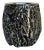 Studio a Home Modern Black Nickel Oak Vase For Sale