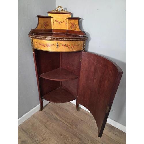 Antique French Corner Cupboard, 1900s For Sale - Image 6 of 10