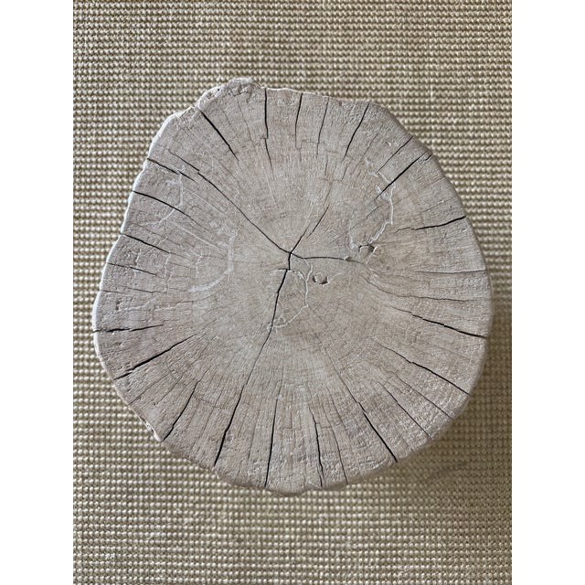 Wood Elm Wood Stump Table 52926f For Sale - Image 7 of 8