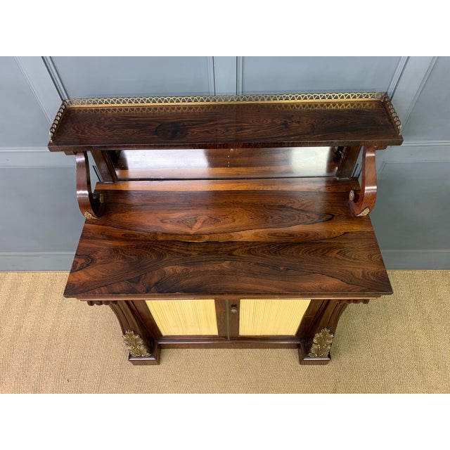 Antique Regency Rosewood Chiffonier, 1820 For Sale - Image 12 of 18