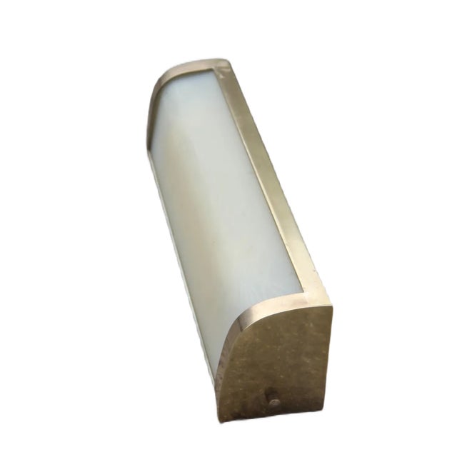 Italian Glass &amp; Acrylic Glass Wall Light, 1950s For Sale