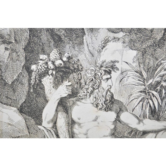 Black Bartolomeo Pinelli Engraving "Romulus and Remus Suckling Lupa" c.1816 For Sale - Image 8 of 9